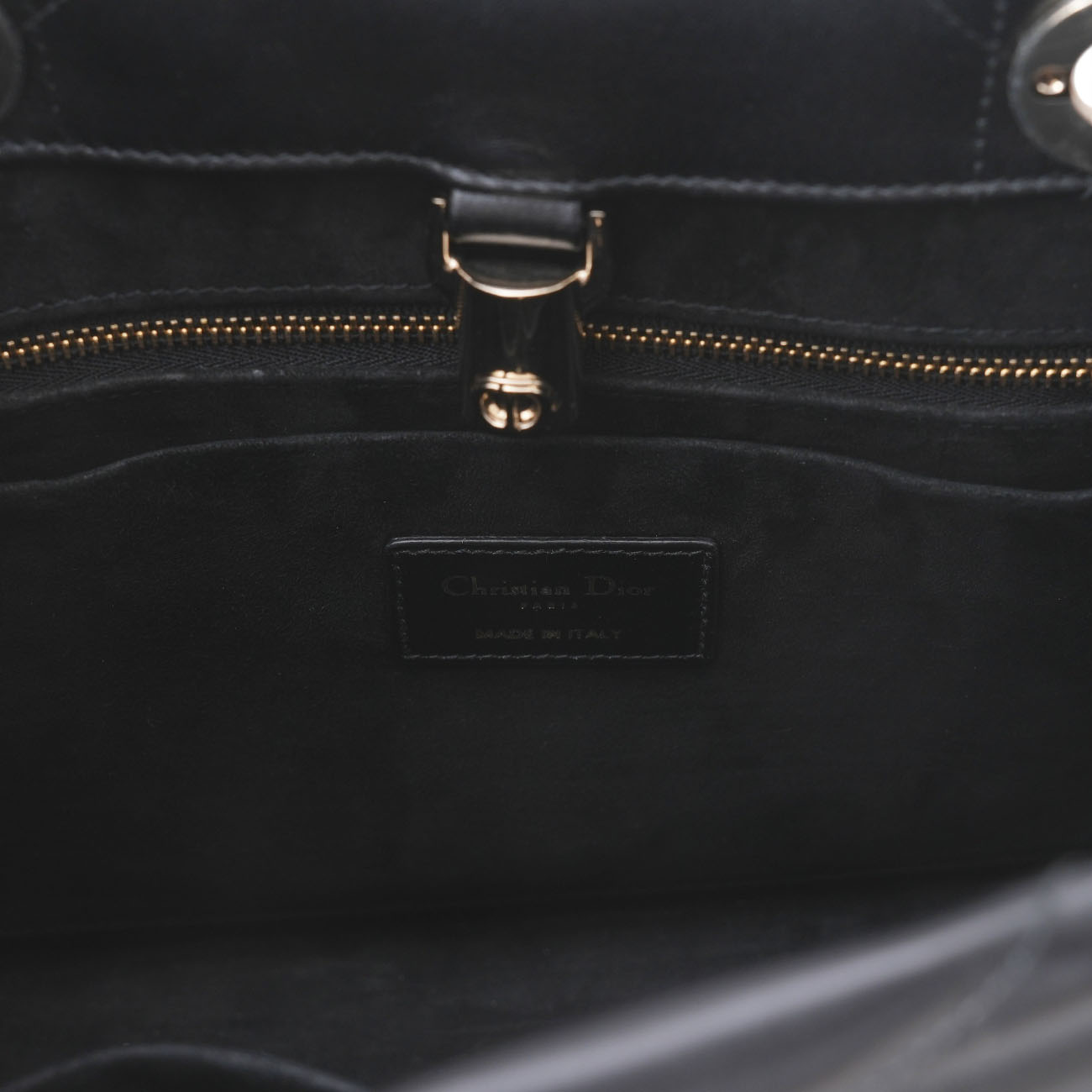 CHRISTIAN DIOR(USED)디올 에센셜 토트백 스몰 블랙